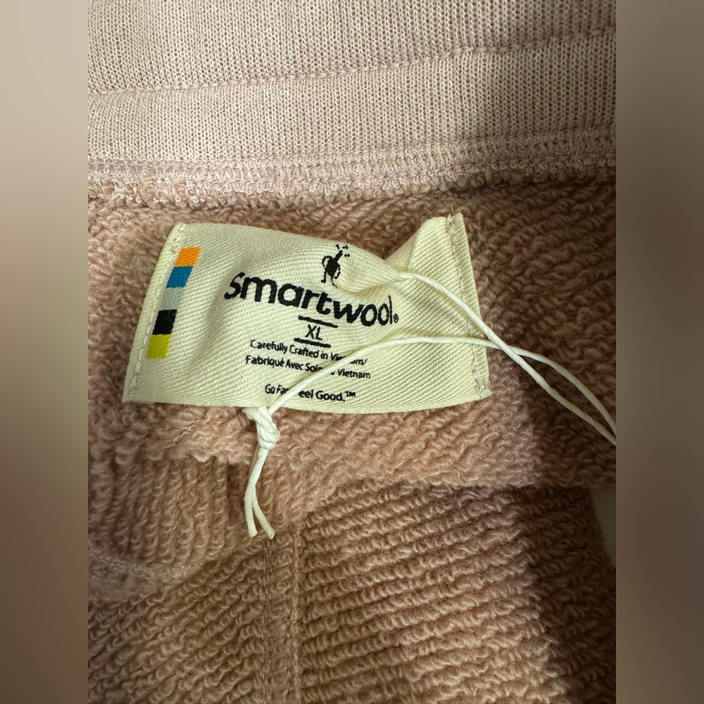 NWT Smartwool Women’s Recycled Terry Short in Mauve Pink Size XL - Picture 8 of 12